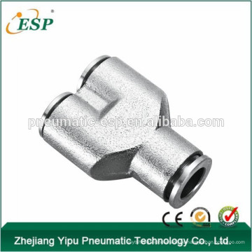 ESP-Anschluss Y-Form-Anschluss pneumatische Metall-Fittings pneumatische Rohrzubehör